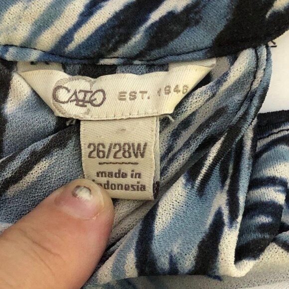 Women's Size 26/28 CATO WOMAN Plus Size Layered Blouse Top - Picture 4 of 8